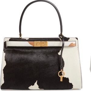NEW Tory Burch Small Lee Radziwill Genuine Calf Hair, limited edition